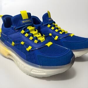 Men’s Size 10.5 Mazino Low Top Royal Blue Yellow 0-52